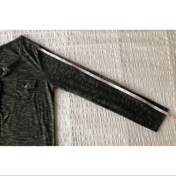 Suzy Shier Long Sleeve Forest Green Shirt - Picture 10 of 10